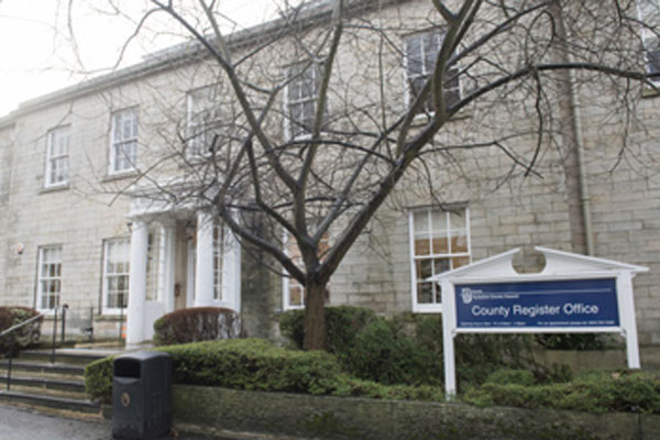 An exterior shot of Harrogate registration office 