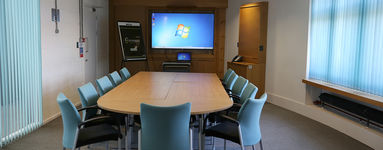 One of the conference/meeting rooms at the Springboard Business Centre