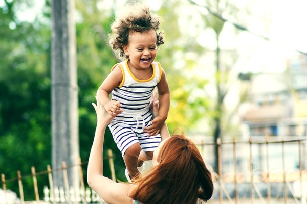 Young girl smiling