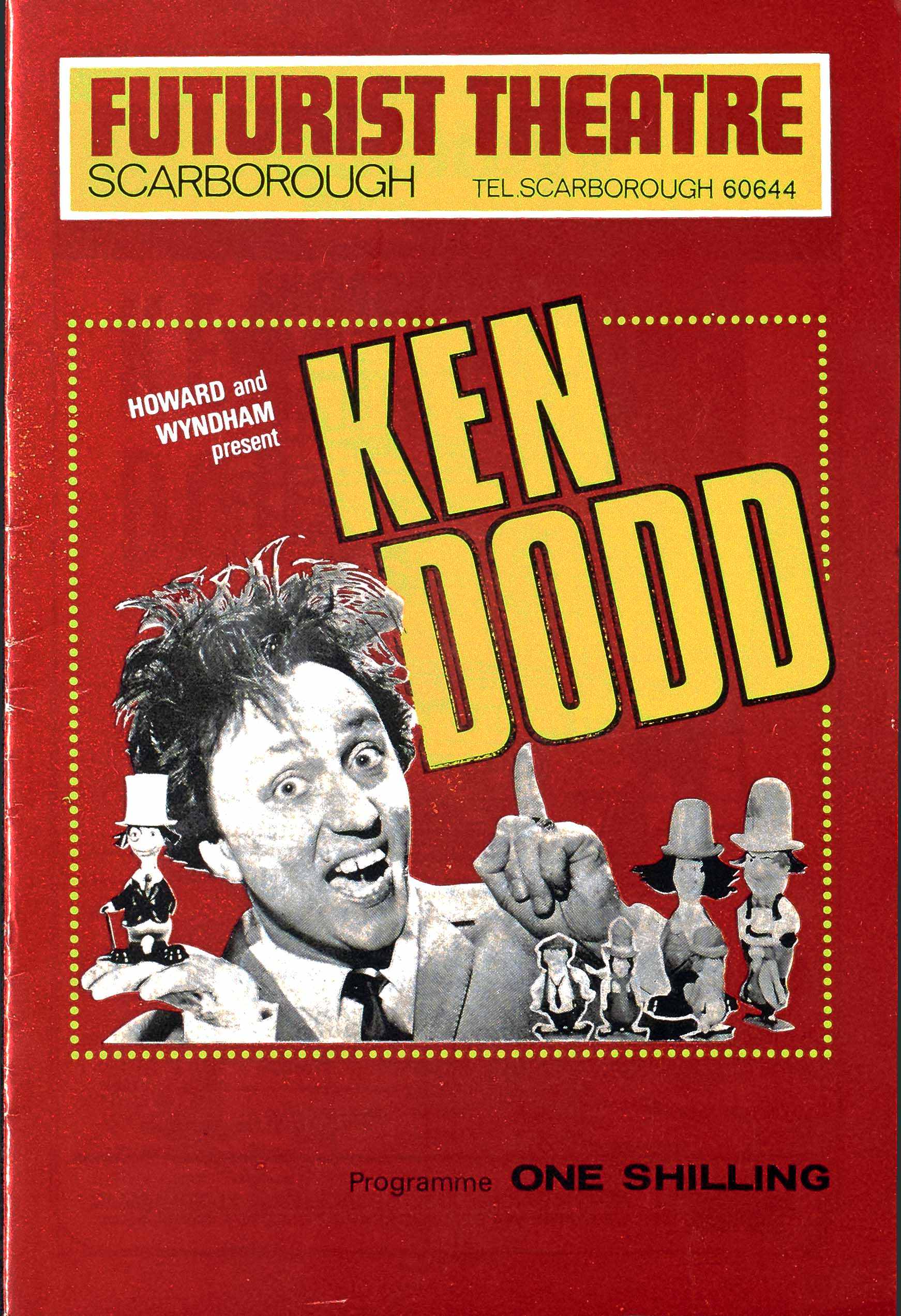 Programmes for performances at the Futurist Theatre, Scarborough, featuring Ken Dodd and the Startime show of 1974