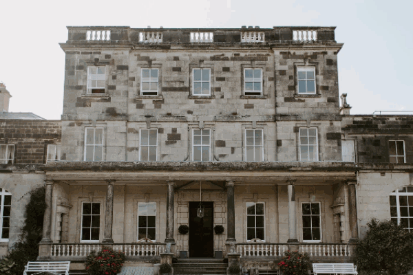 Birdsall House wedding venue exterior.