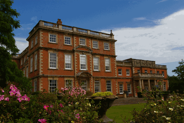 Outside view of Newby Hall wedding venue. Outside view of Newby Hall wedding venue.