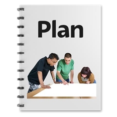 Book titled plan