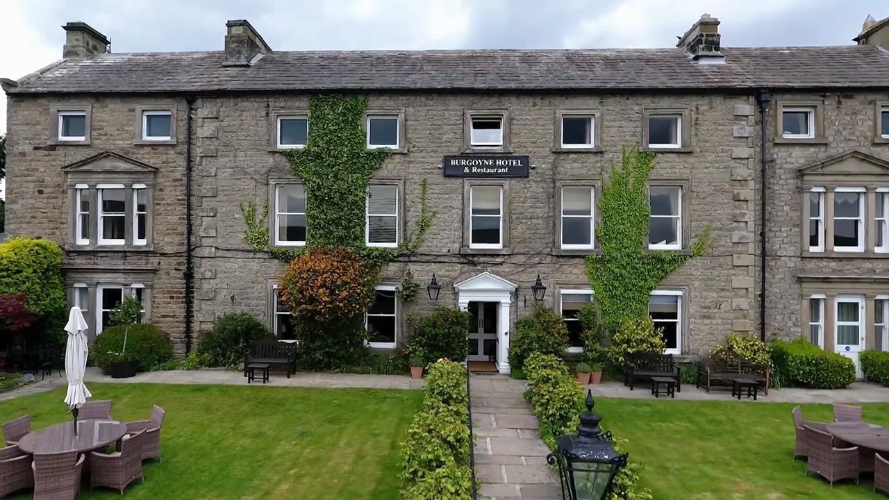 The Burgoyne Hotel in Swaledale. The Burgoyne Hotel in Swaledale.
