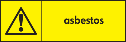 Asbestos recycling logo