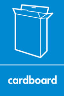 Cardboard recycling logo