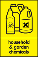 Household and garden chemicals recycling logo