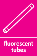 Fluorescent tubes recycling logo