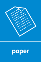 Paper recycling logo