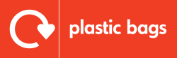 Plastic bags recycling logo