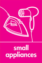 Small appliances recycling logo