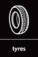 Tyres recycling logo