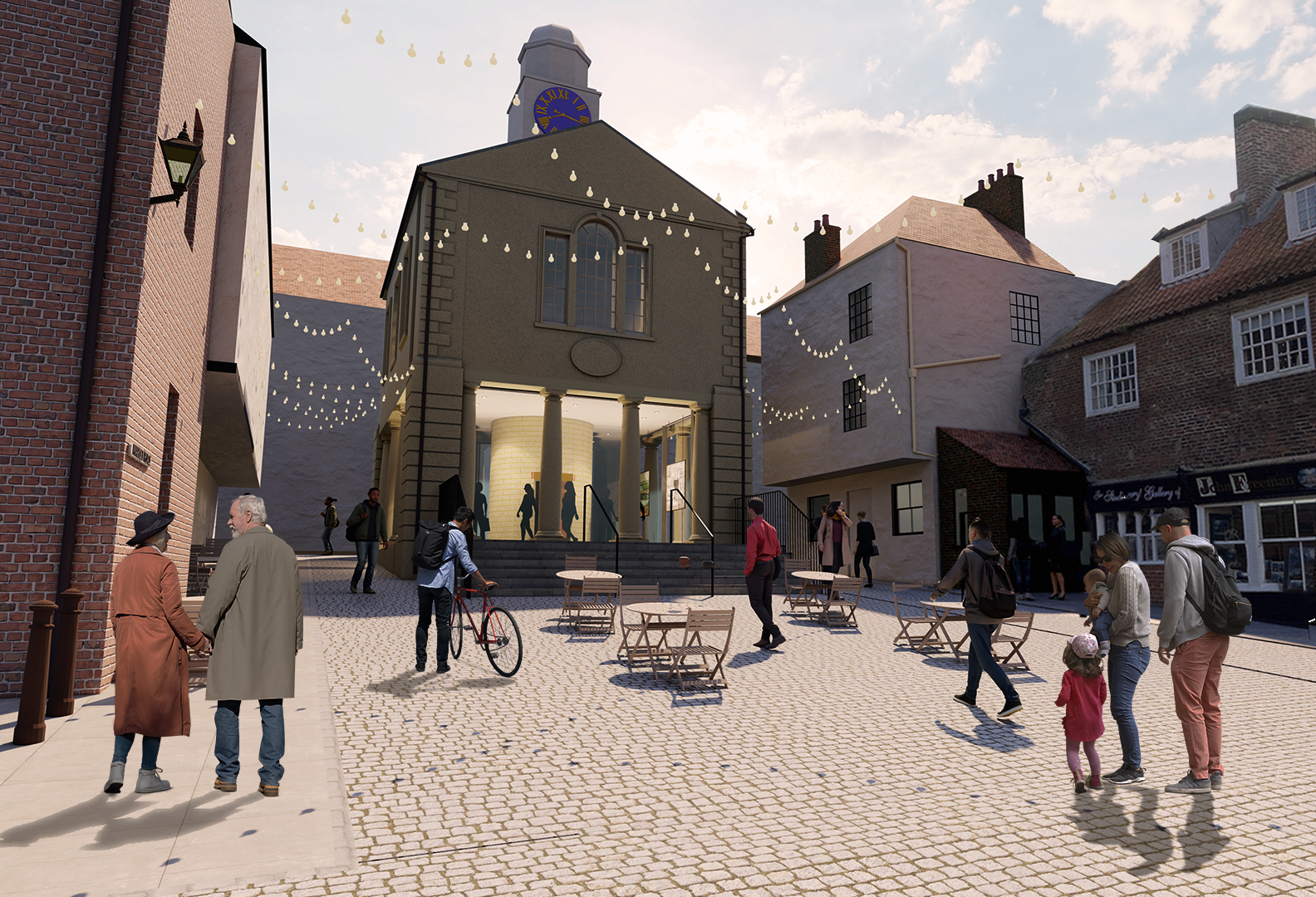 Artist's impression of Whitby Town Hall