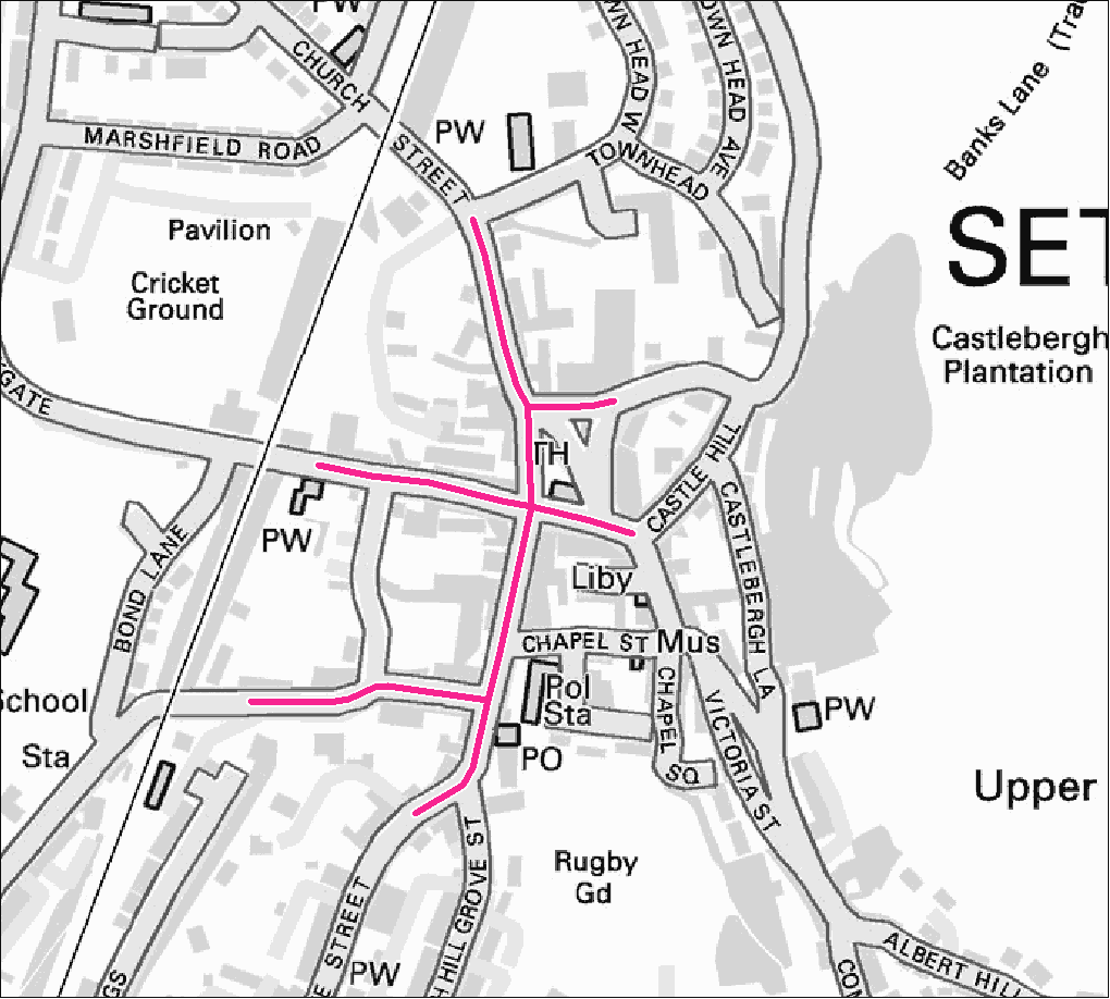 Settle footpath gritting map. Contact us for this information in a different format.