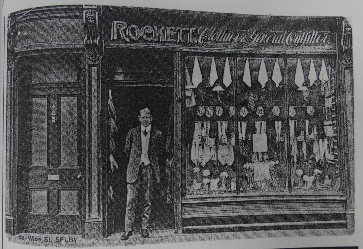 Old shop window in Selby