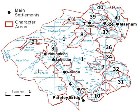 Landscape character assessment NW map