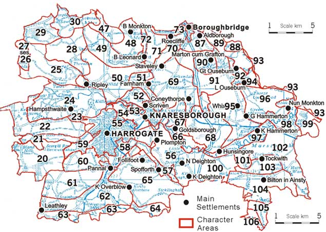Landscape character assessment SE map