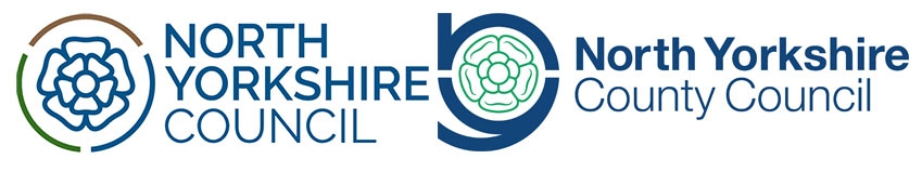 The North Yorkshire Council and North Yorkshire County Council logos
