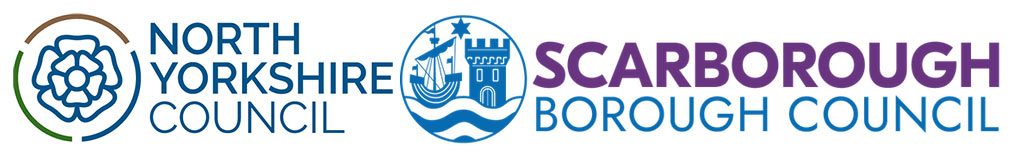 North Yorkshire Council and Scarborough logo