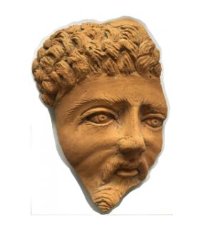 Roman Face Pot