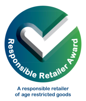 Responsible retailer award logo