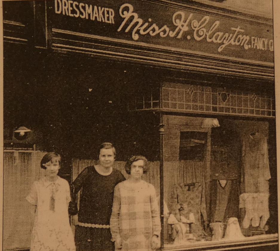 Dressmaker shop front in Selby