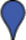 Blue map pin