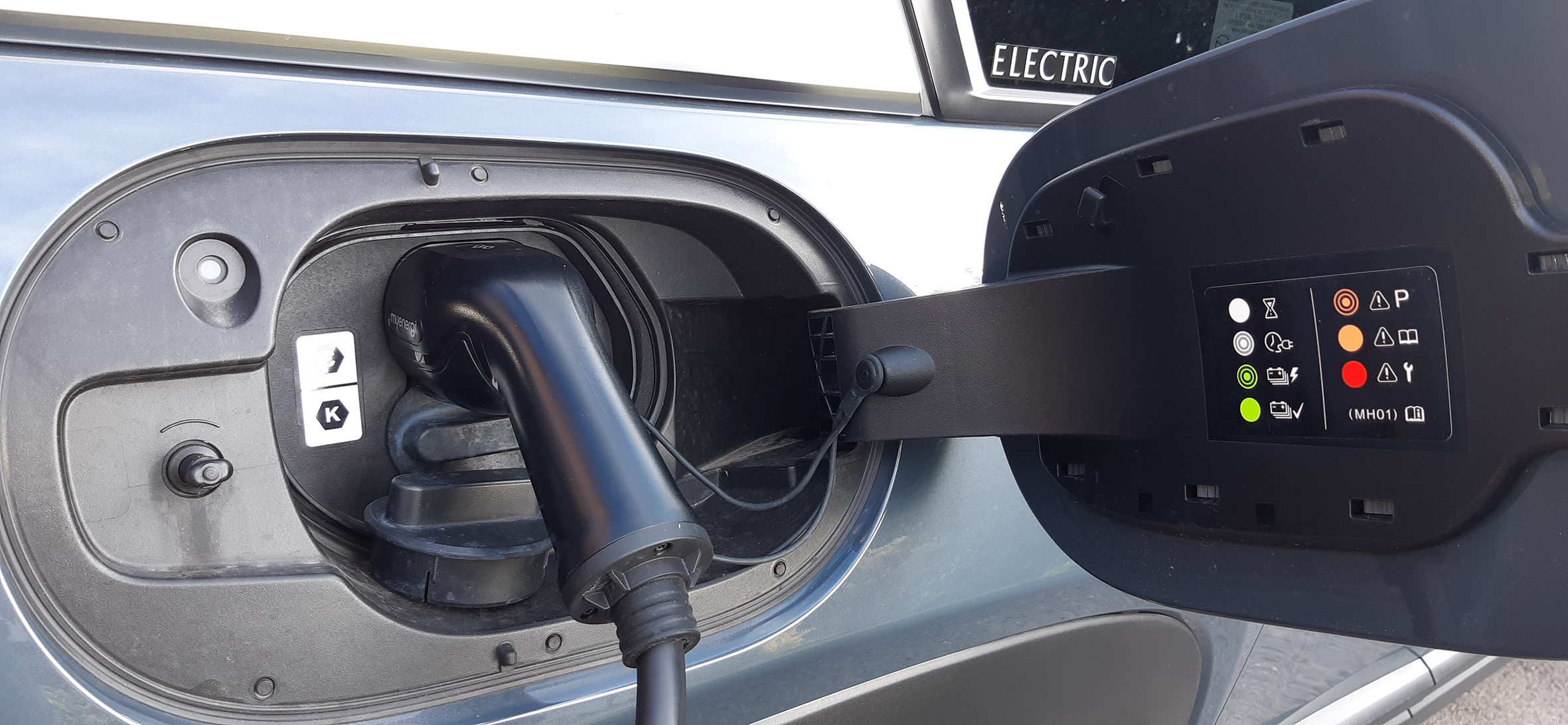 An electric vehicle charge point