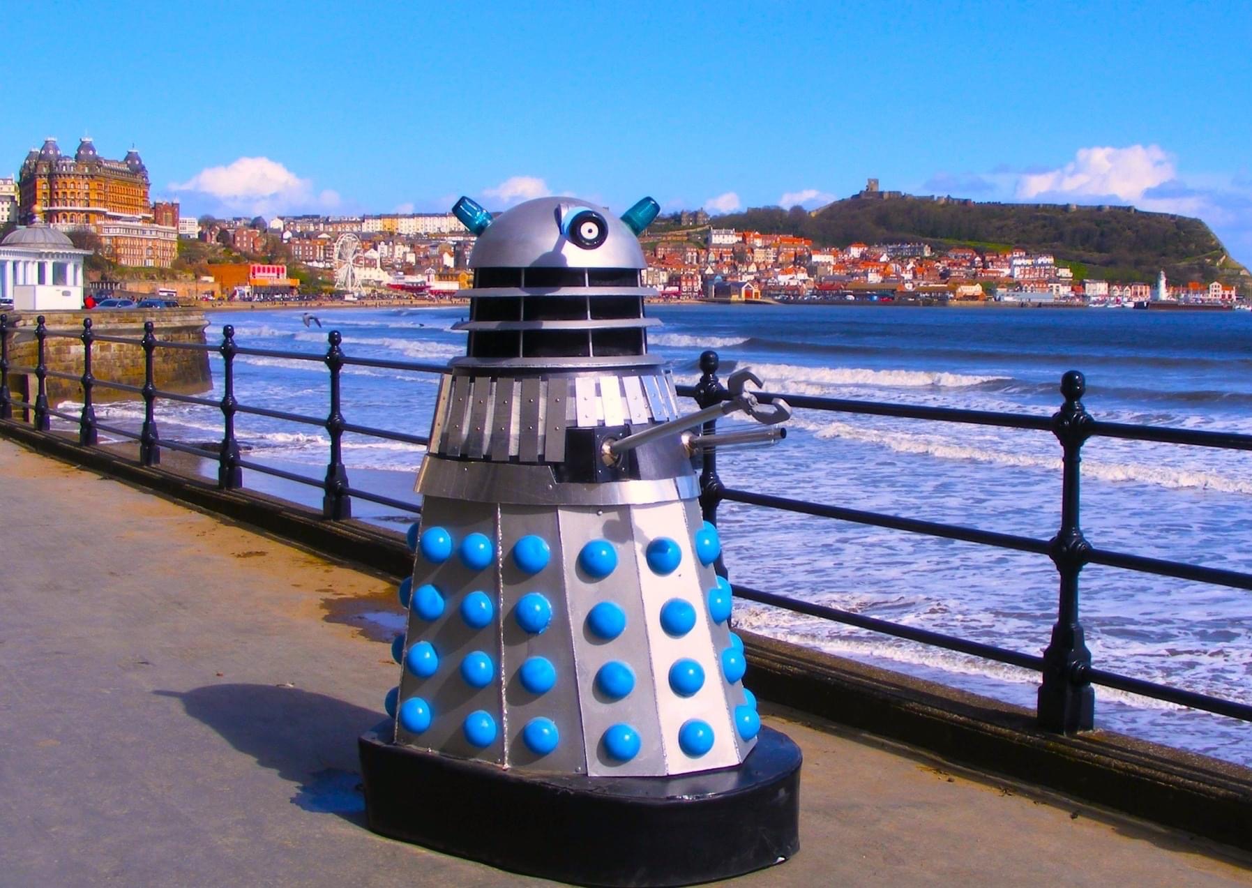 A Dalek on Scarborough seafront