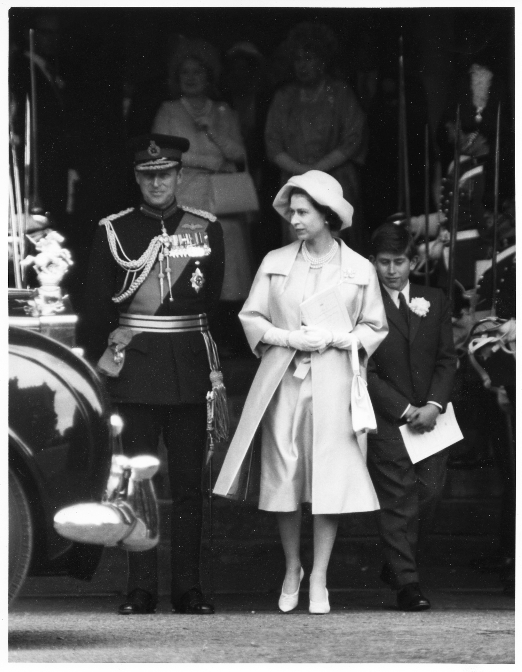 On 8 June 1961, Prince Edward, Duke of Kent and first cousin to the Queen, and Katherine Worsley of Hovingham Hall, North Yorkshire, were married at York Minster. Princess Anne was one of the bridesmaids, and other members of the Royal Family  attended, including the Queen, the Duke of Edinburgh and Prince Charles.