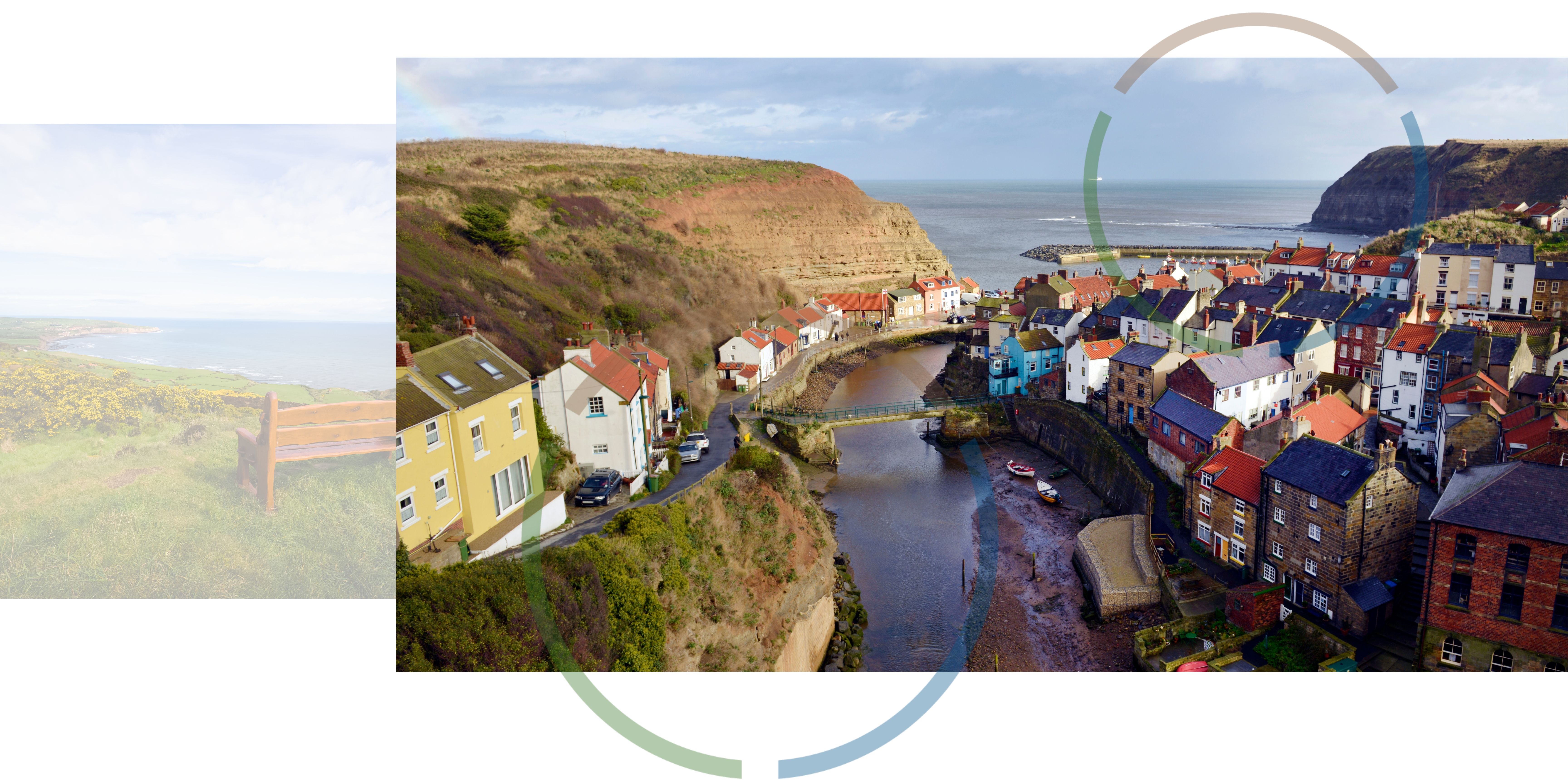 Views of the North Yorkshire coast.