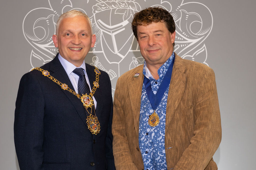 •	Charter Mayor of Harrogate Cllr Michael Harrison and Charter Deputy Mayor Cllr Chris Aldred