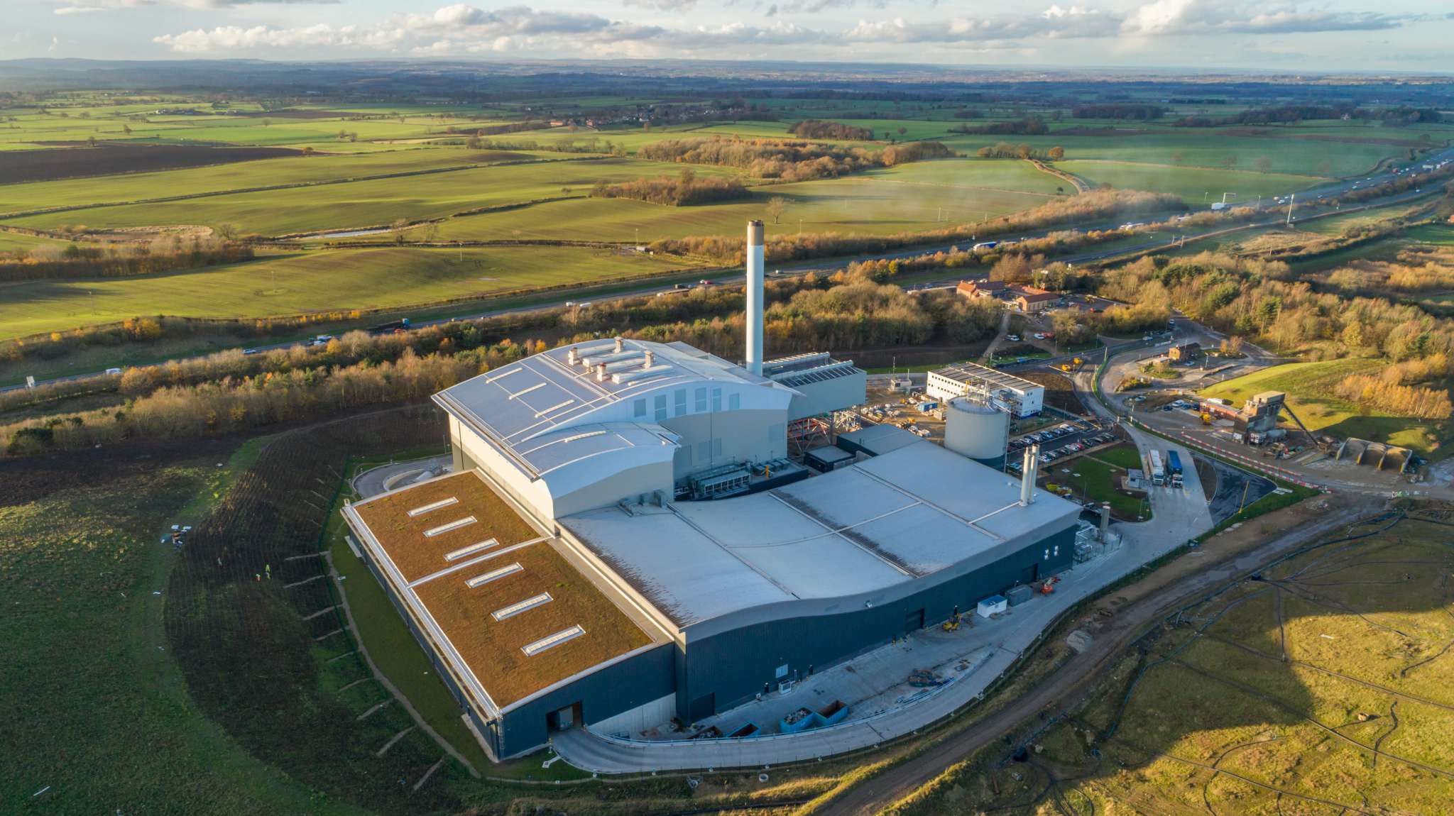 A view of Allerton Waste Recovery Park