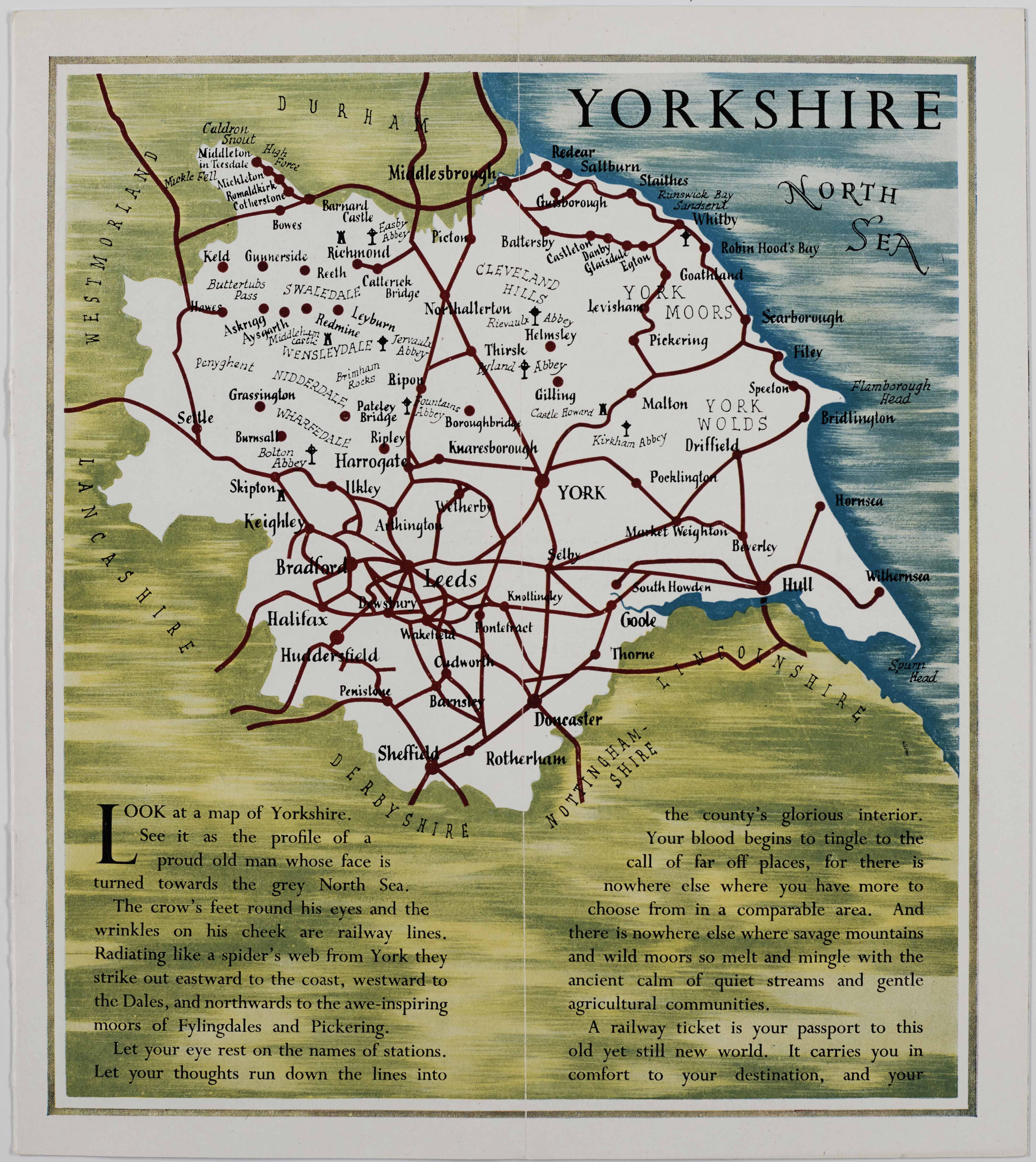 The British Railways Guide to Yorkshire, circa 1950s, quoted above
