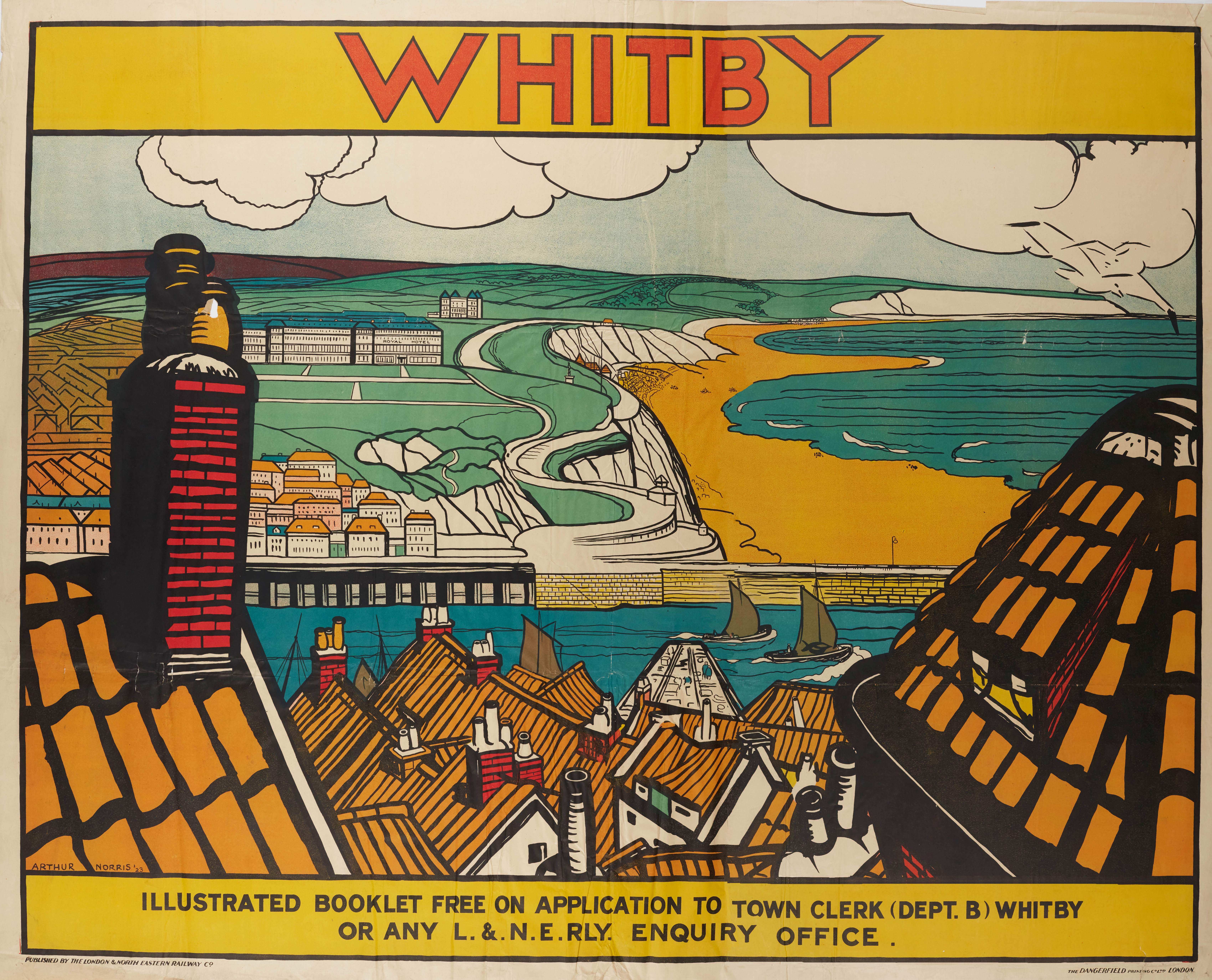 An LNER poster promoting Whitby, circa 1920s