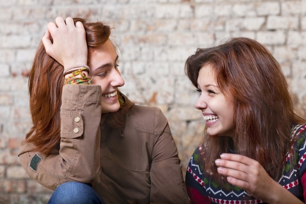 Photo of girls talking