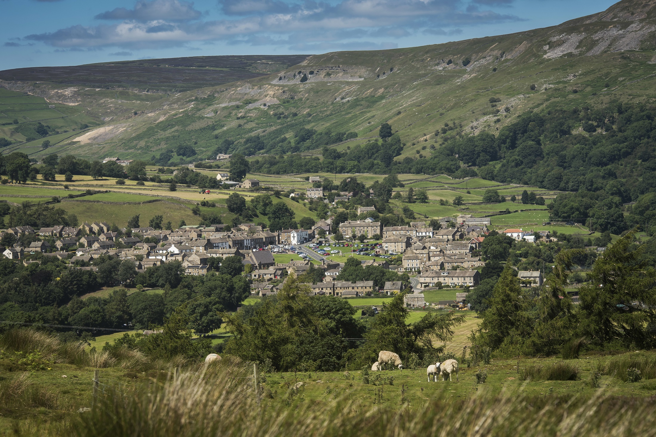 A general view of Reeth