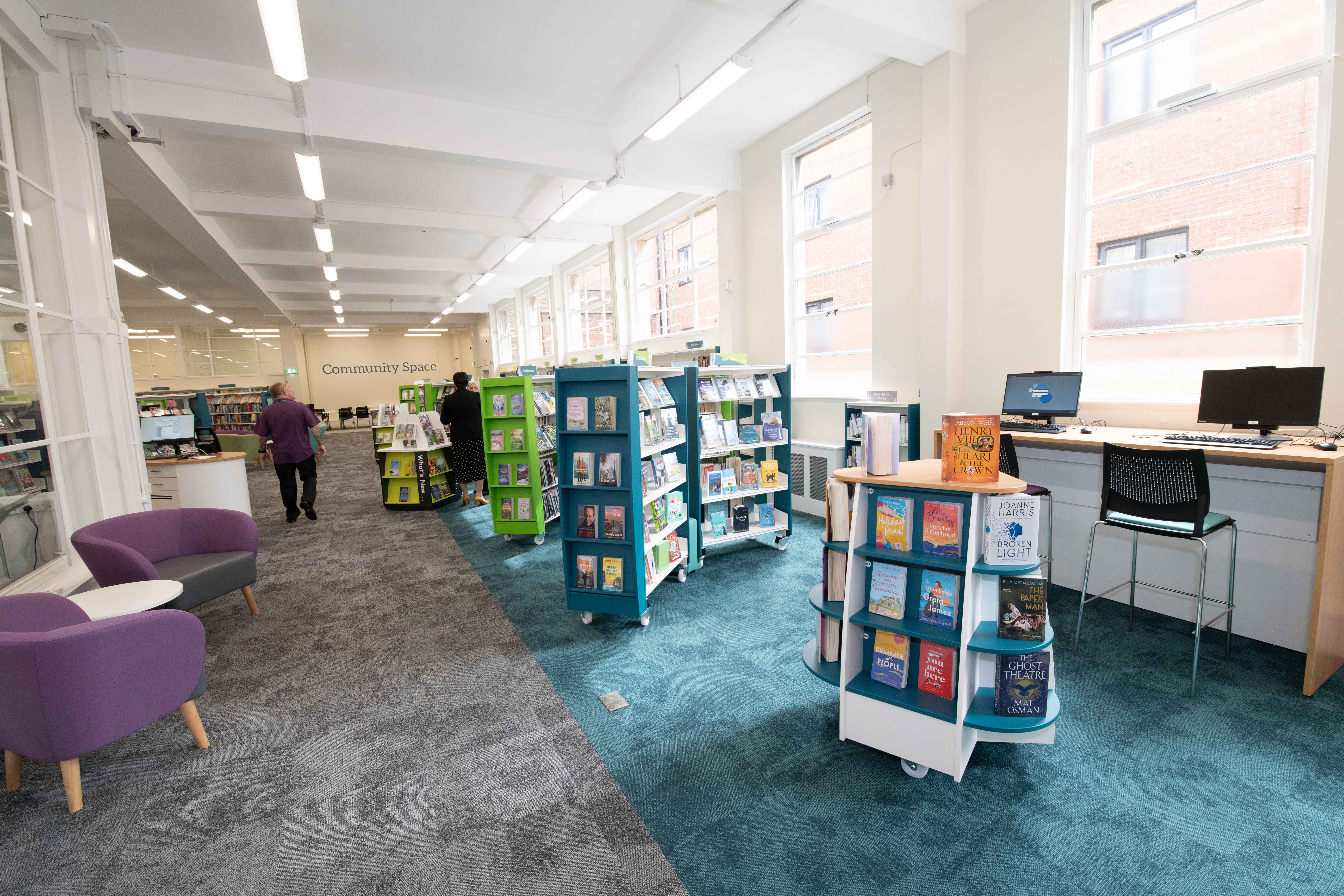 A photo of inside Scarborough library