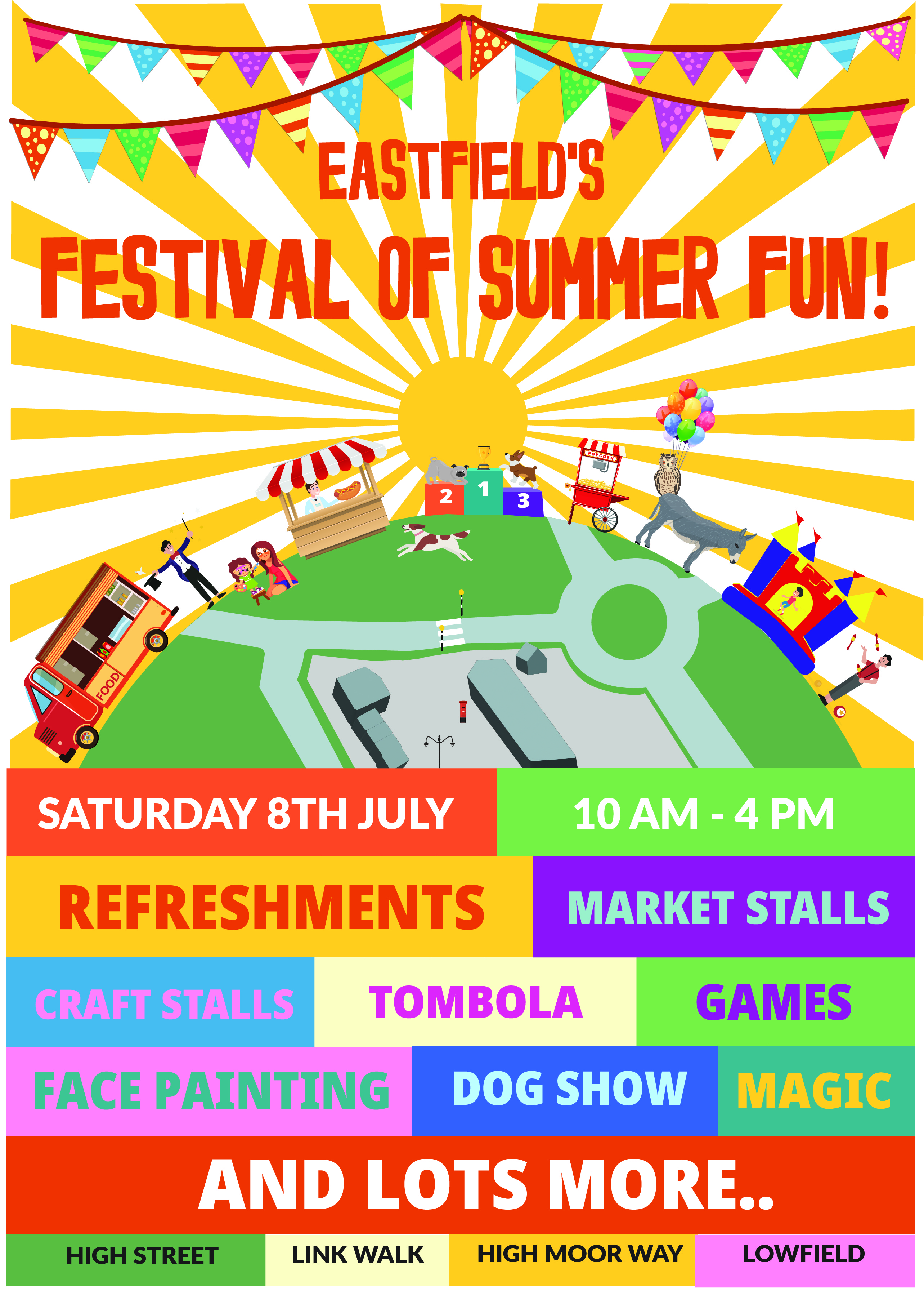 Eastfield Festival of Summer Fun poster