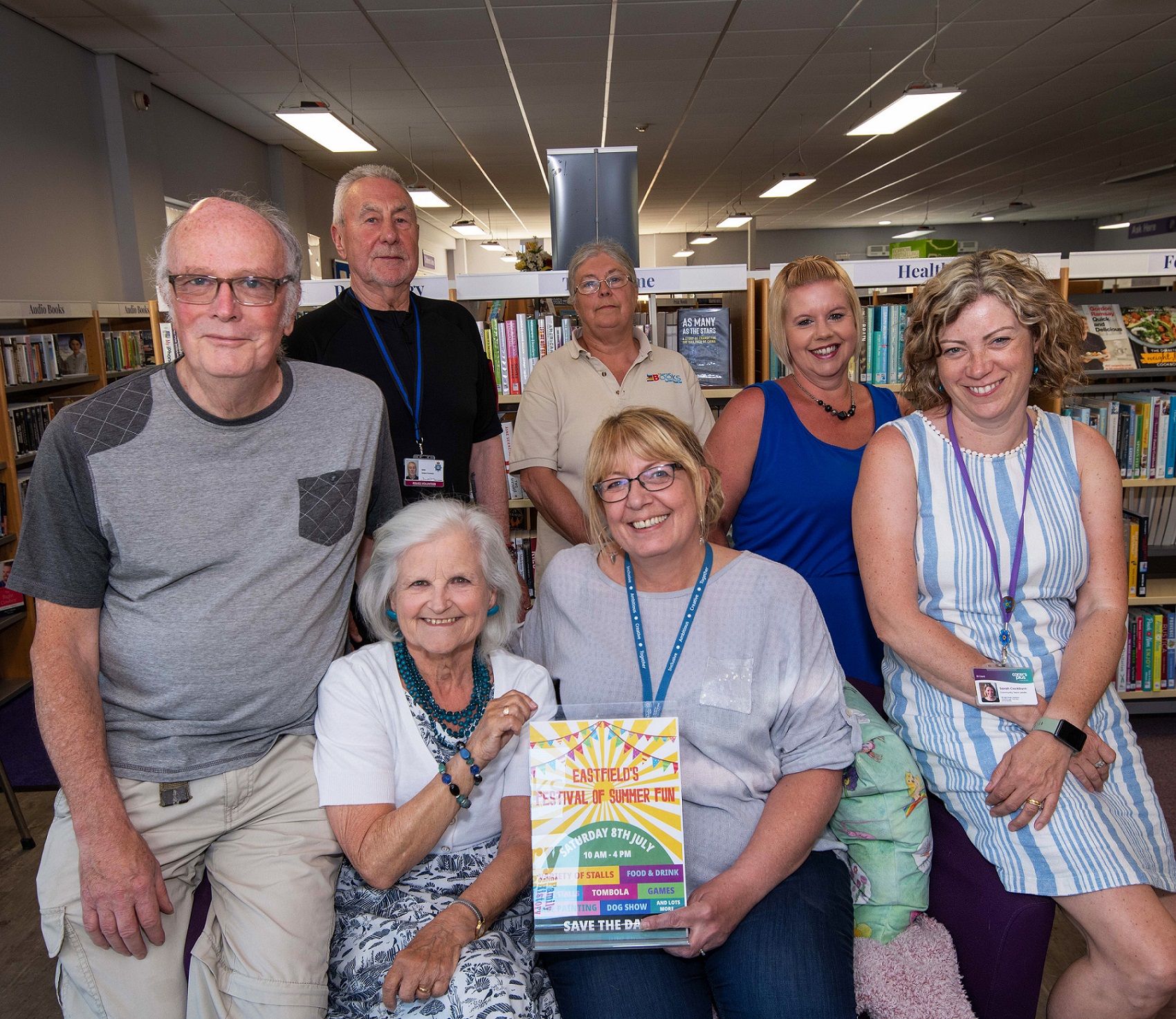 A group in Eastfield Library.