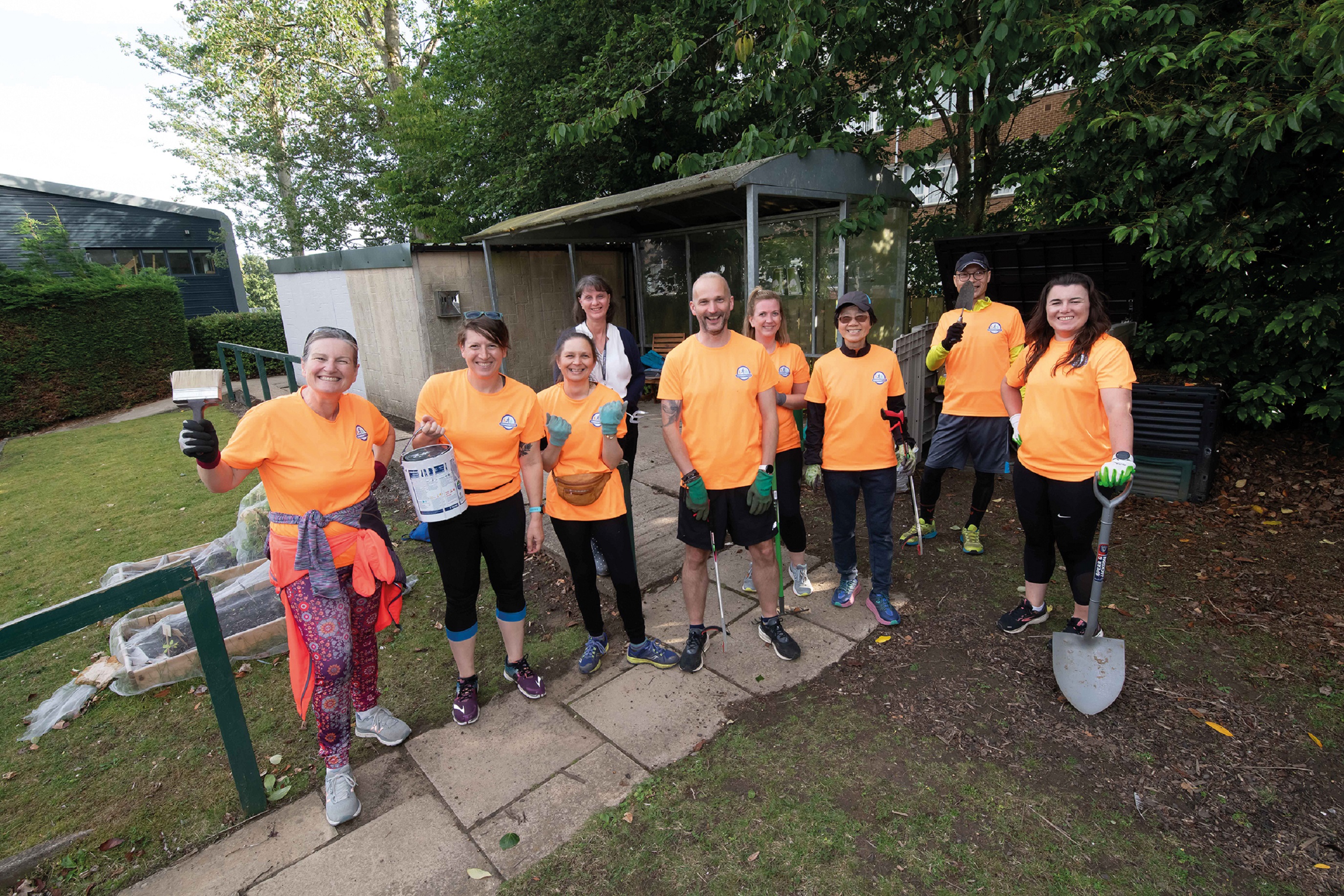 Members of the Harrogate-based Community Fit including one of its founders, James Tilburn