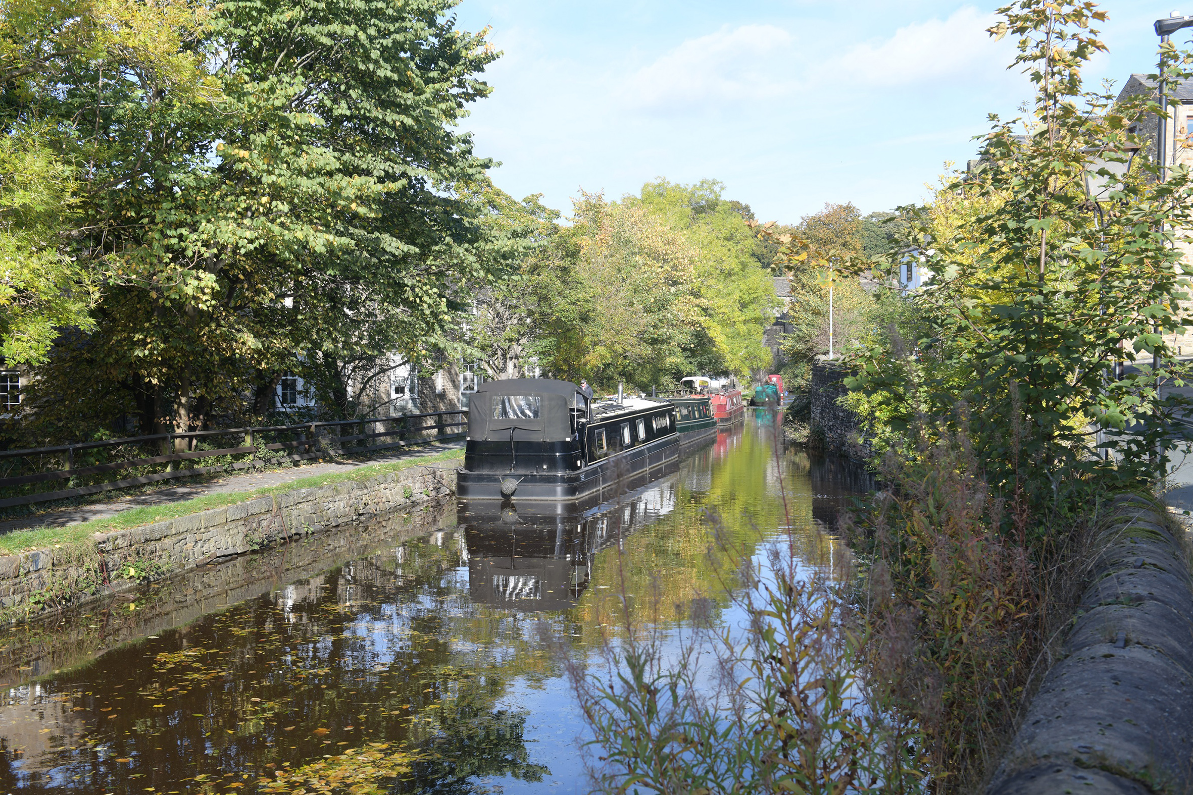 A scenic shot of the Leeds and Liverpool Canal that runs through the heart of Skipton. The North Yorkshire town will host a month-long celebration of its culture and heritage, starting on the annual Yorkshire Day on 1 August.