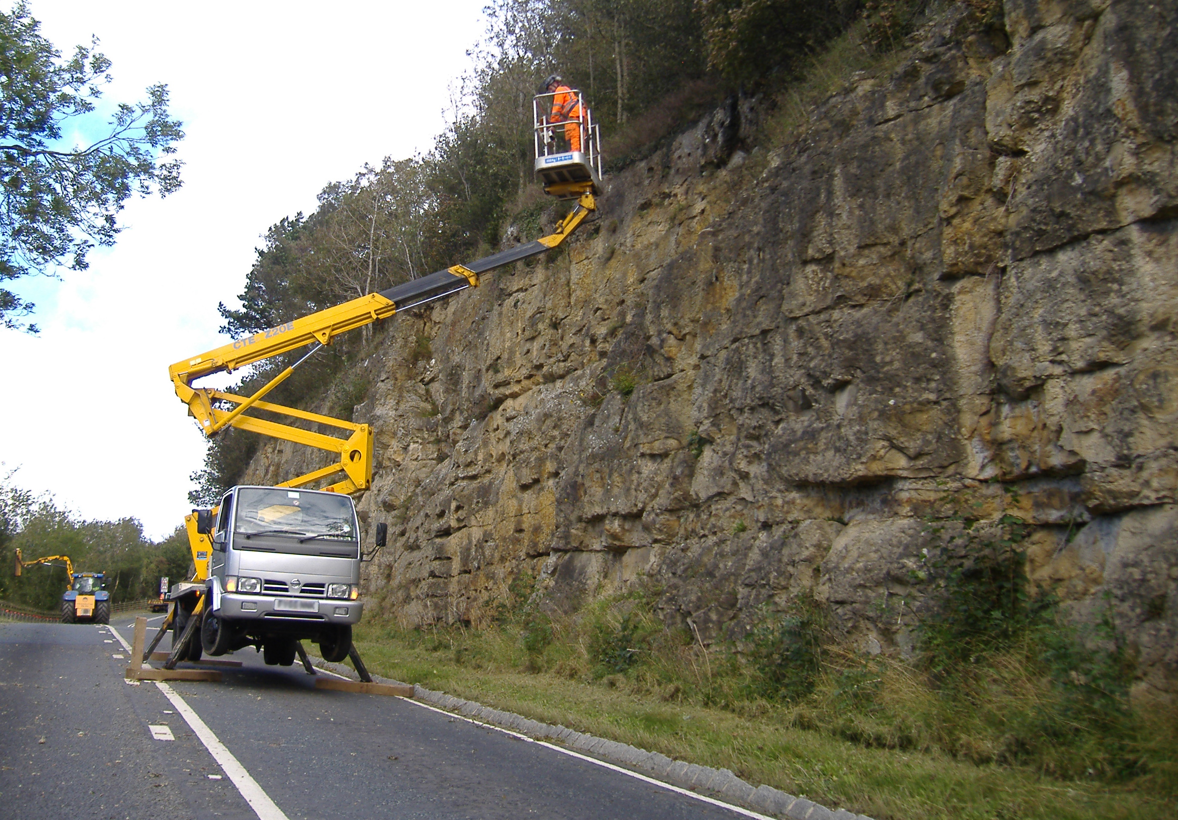 Maintenance work taking place on Sutton Bank