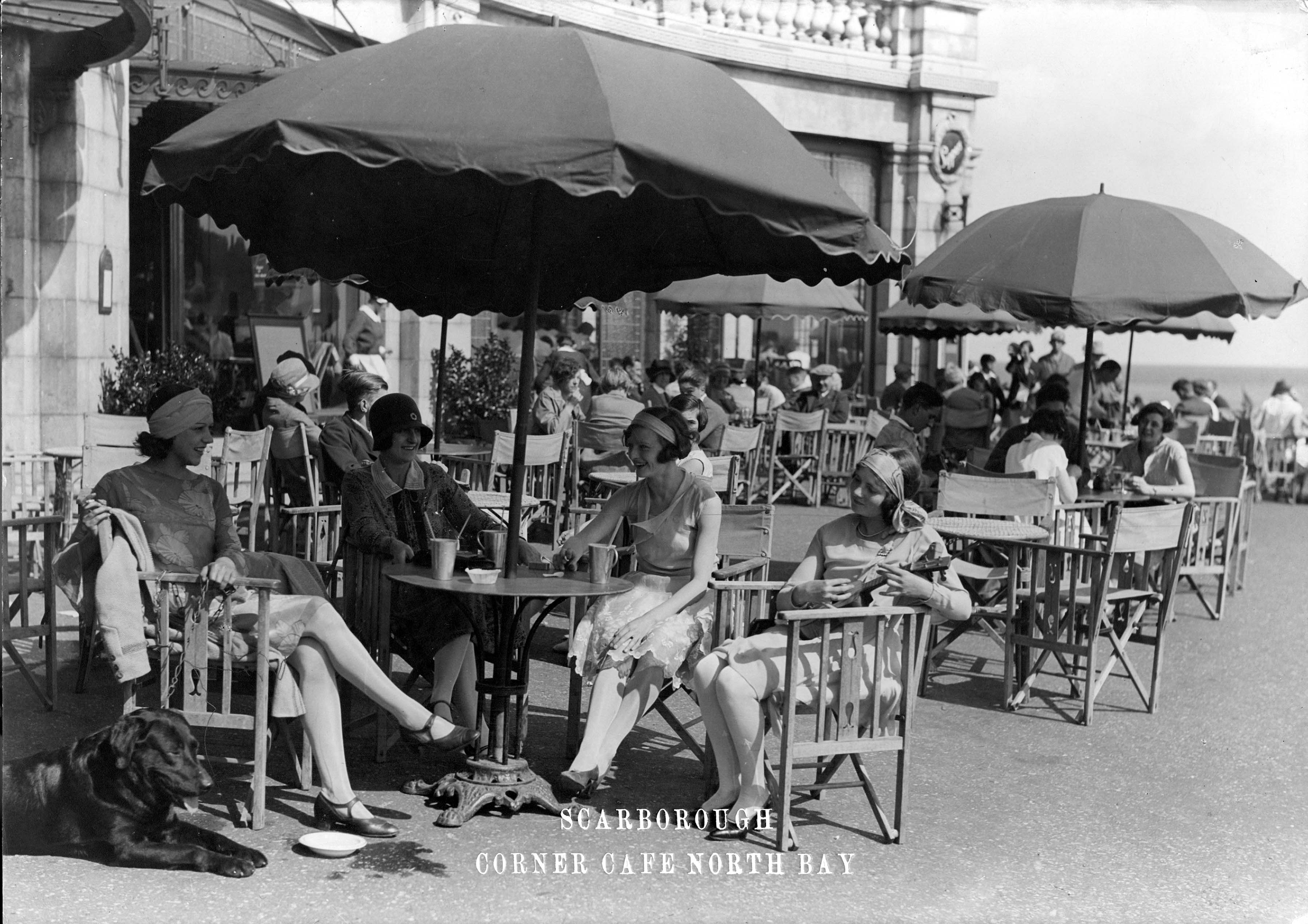 The Corner Café, North Bay, Scarborough, in the 1920s.