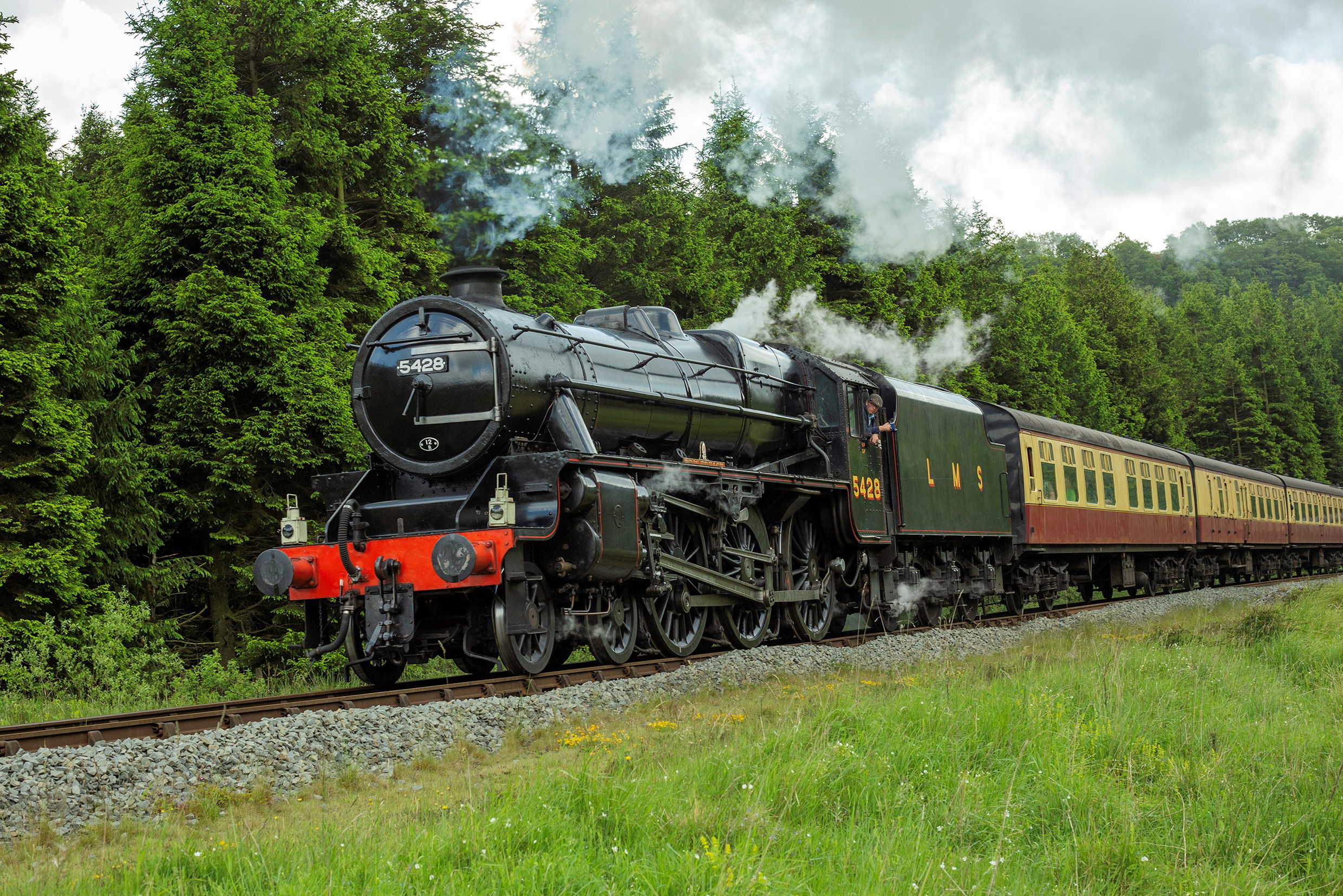 Train on the North Yorkshire Moors Railway