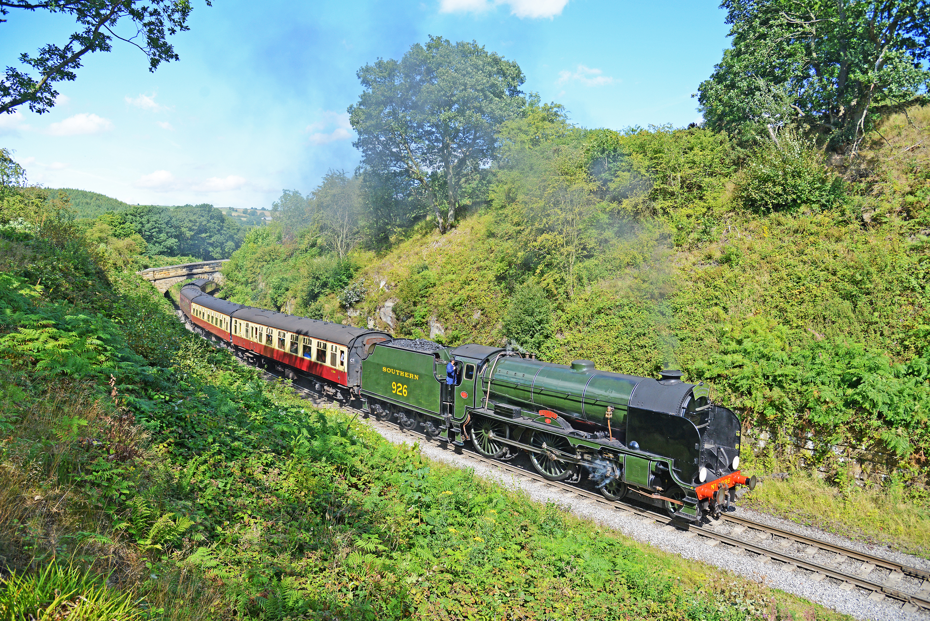 NYMR - Repton Passes Beck Hole