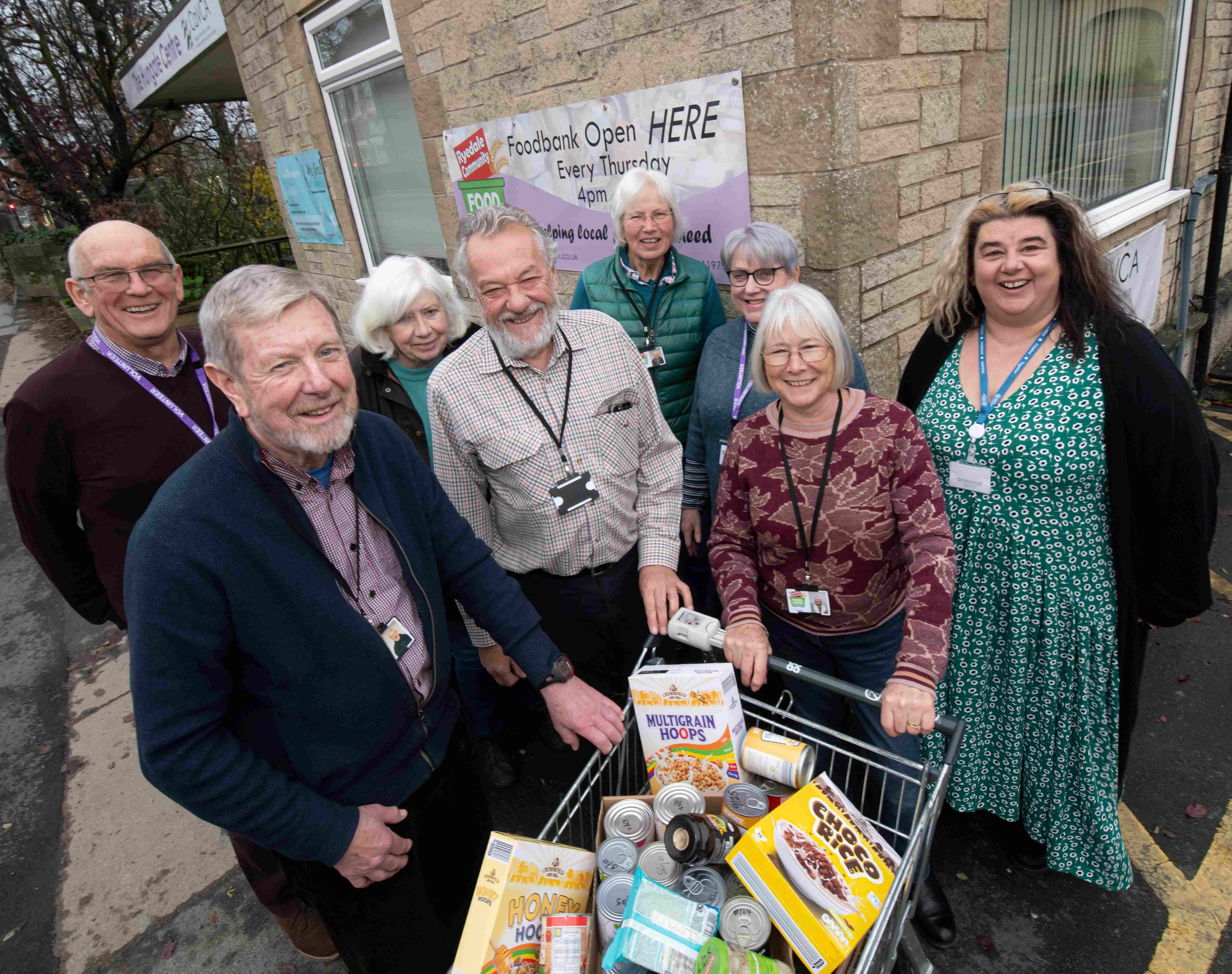 Ryedale Community Foodbank’s volunteers 