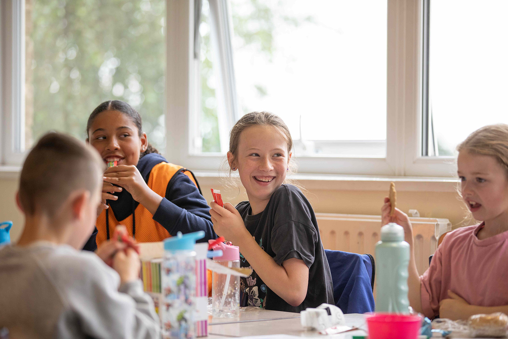 Children enjoying the FEAST programme. Photo credit: Oliver Dixon Photography.