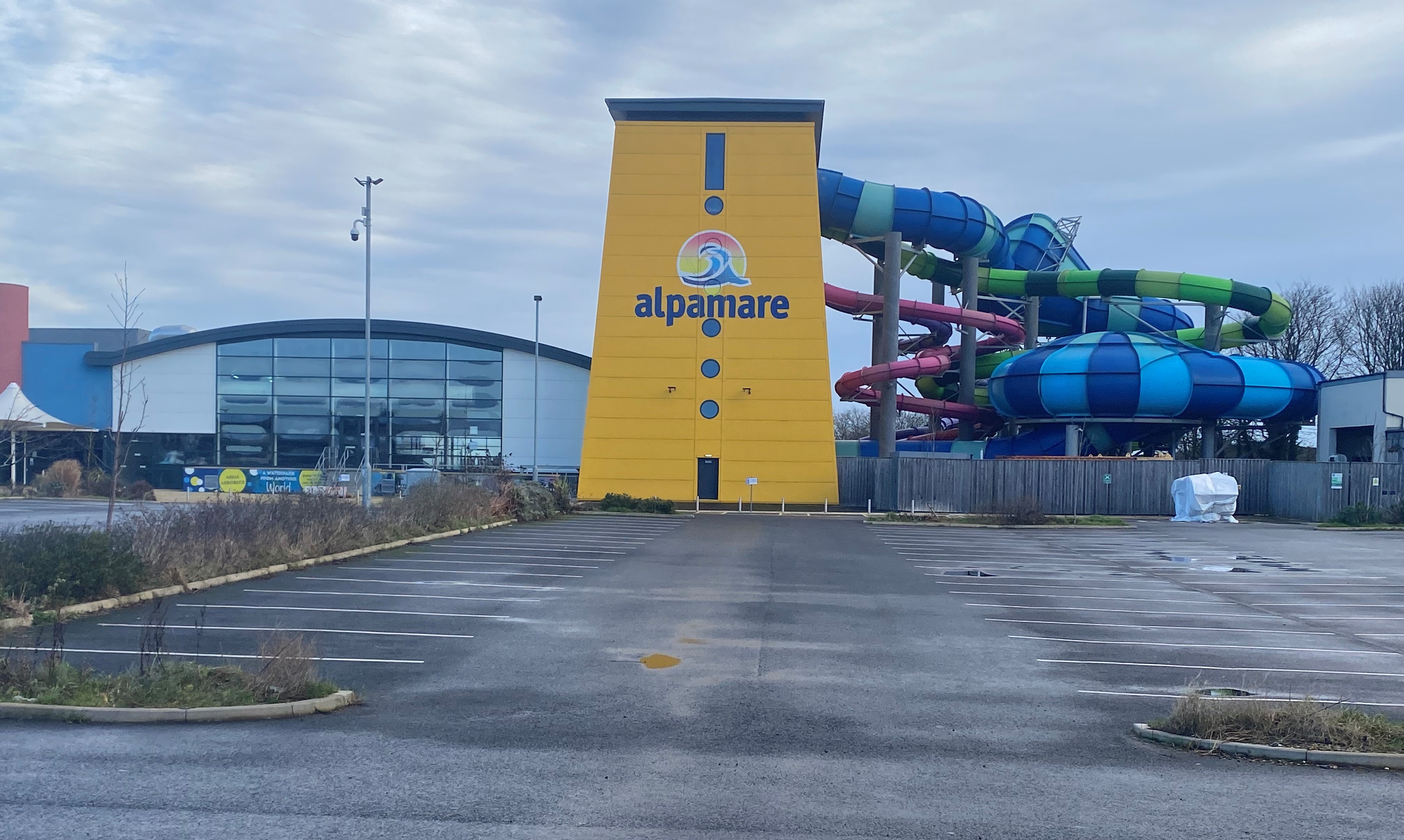 Alpamare waterpark in Scarborough