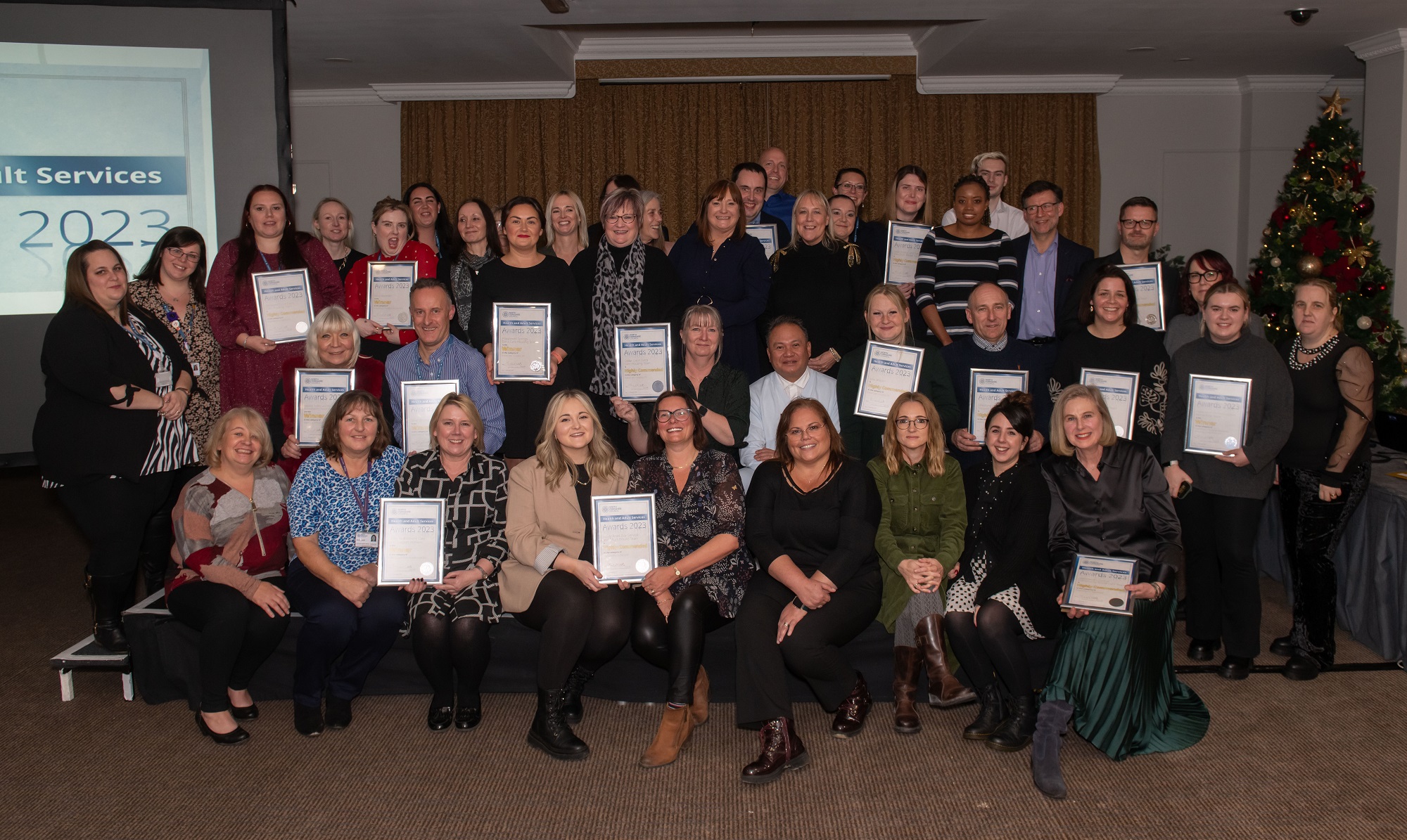 Group award of some of the award winners